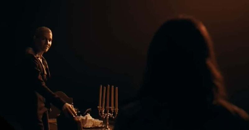 Dracula (Tricia Helfer) is in her element in the Dark Realm.(Van Helsing)