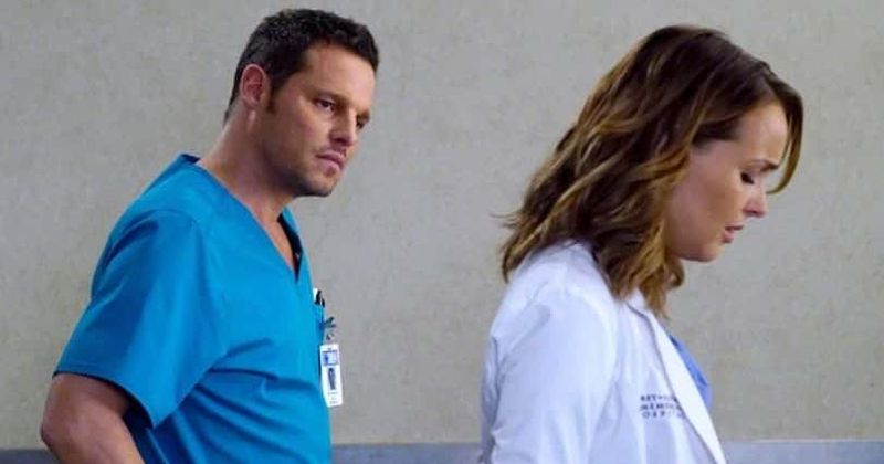 Jo and Alex in 'Grey's Anatomy' (ABC)