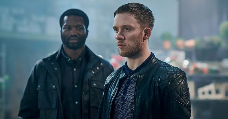 Sope Disiru as Elliot, Joe cole as Sean (Sky Atlantic)