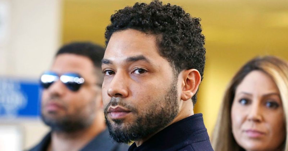 Jussie Smollett after his court appearance at Leighton Courthouse on March 26, 2019 in Chicago, Illinois (Photo by Nuccio DiNuzzo/Getty Images)