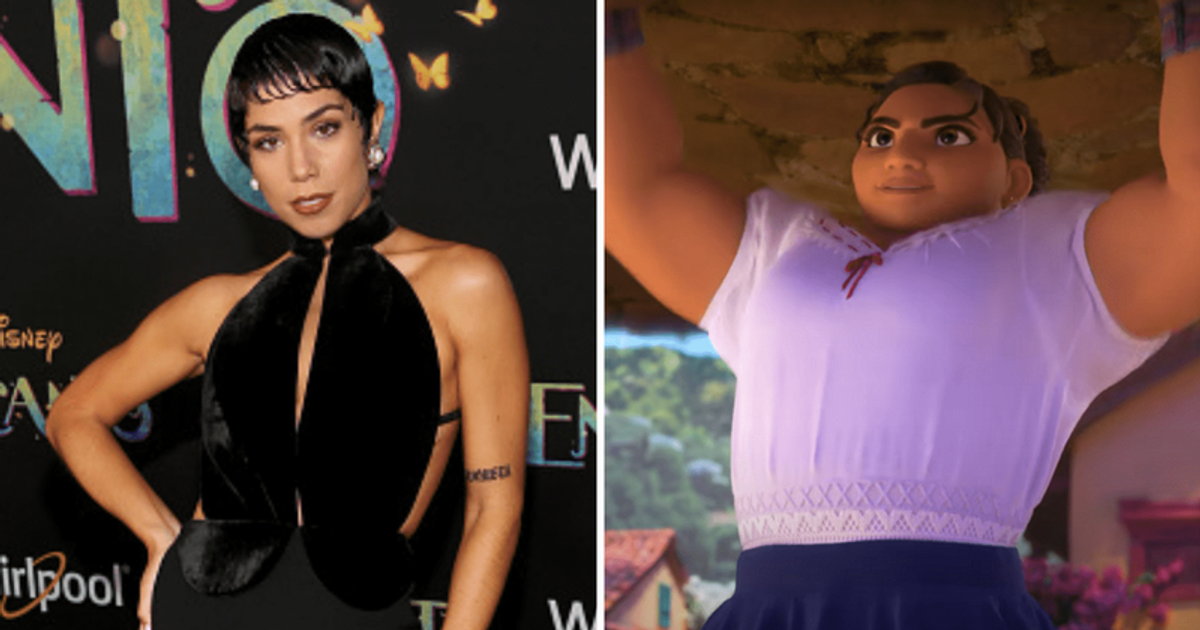 Jessica Darrow was the voice actor for the character of Luisa Madrigal in 'Encanto' (Photo by Jesse Grant/Getty Images/YouTube@WaltDisneyAnimationStudios)