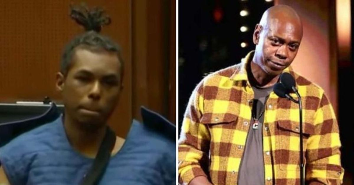 Isaiah Lee breaks his silence about attacking Chappelle on stage for the first time after being arrested (Source: ABC7/Youtube and Dave Chappelle Photo by Dimitrios Kambouris/Getty Images)