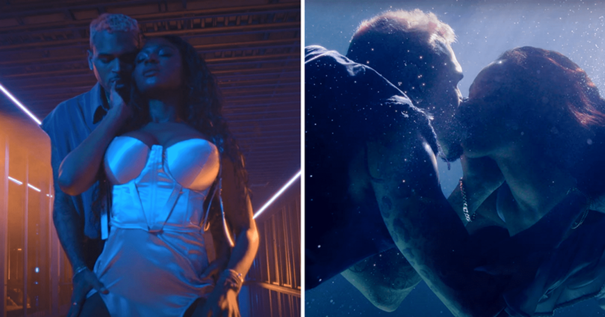 Chris Brown and Normani steamy scenes in 'WE (Warm Embrace)' got the Internet talking (Photos by YouTube@ChrisBrown)