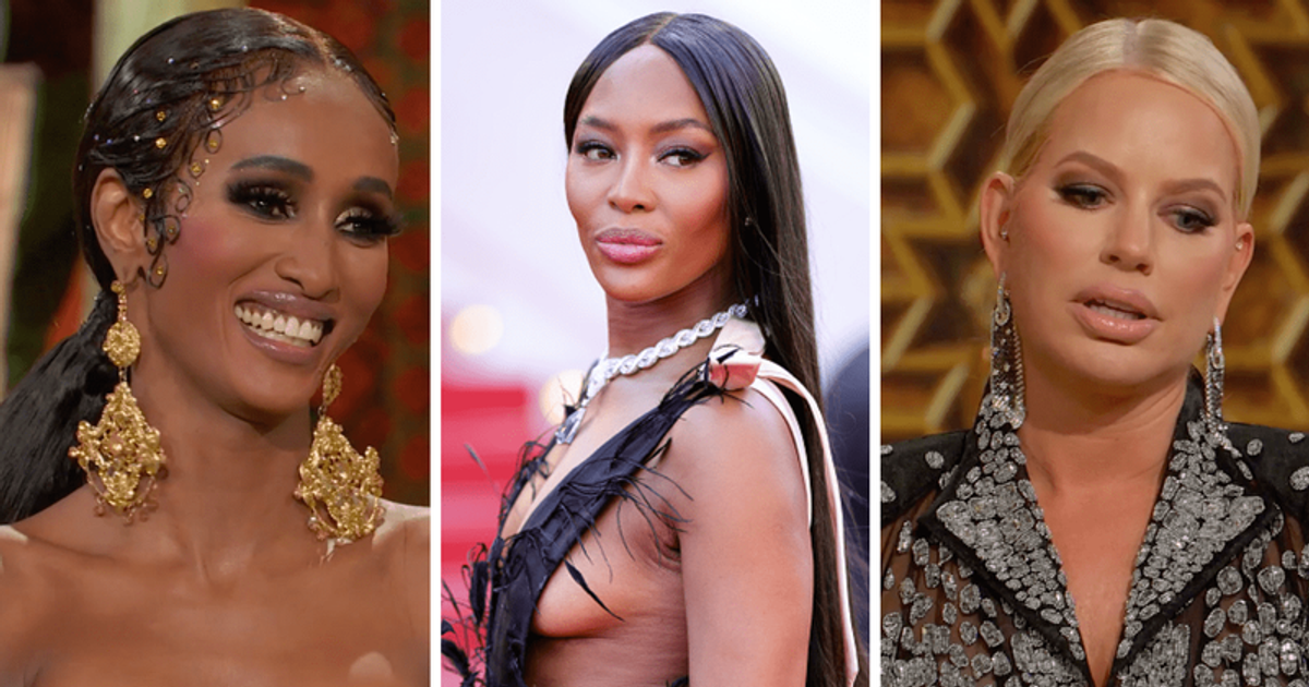 'RHODubai' stars Chanel Ayan, and Caroline Stanbury with supermodel Naomi Campbell (Bravo & Andreas Rentz/Getty Images)