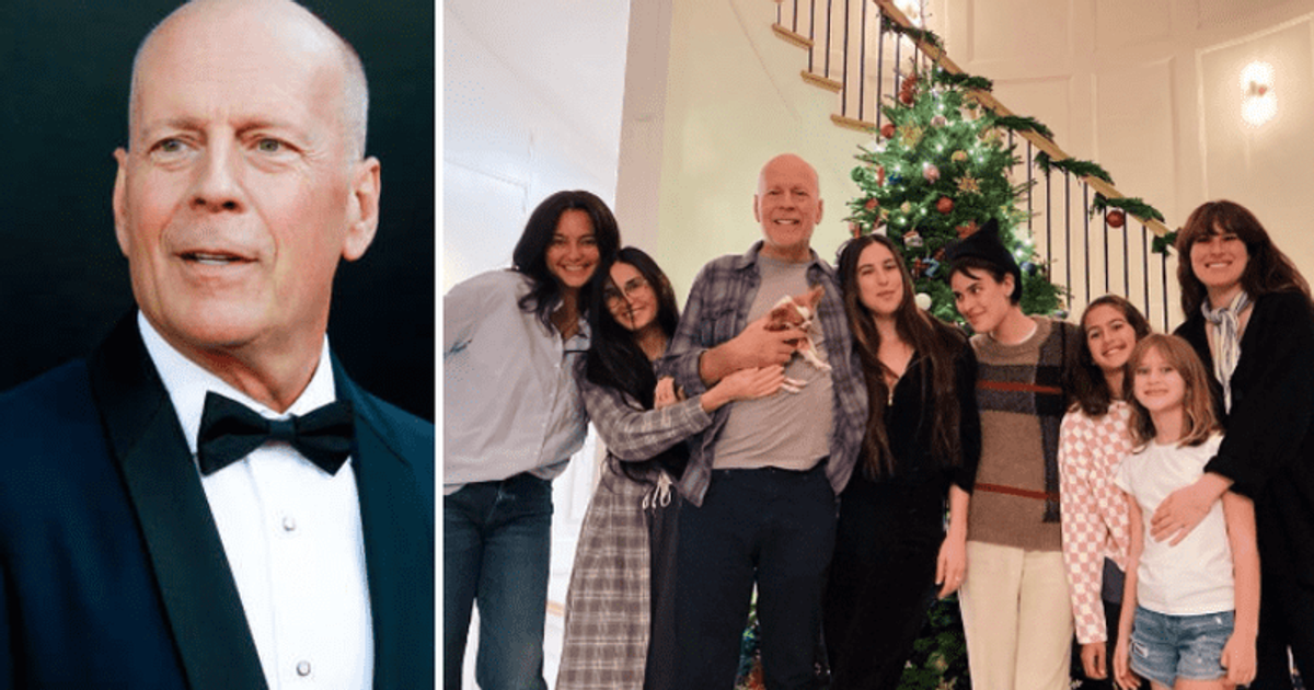 Bruce Willis' family is trying to 'keep him active' and is making sure that the 67-year-old actor lives his life to the fullest as long as he's alive (Rich Fury/Getty Images, demimoore/Instagram)
