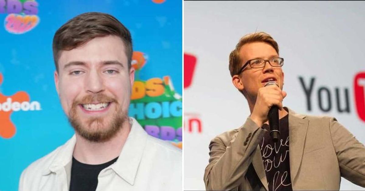 MrBeast had once predicted to Hank Green aka William Henry Green II's tweet surrounding life and difficulties (Kevin Mazur/Getty Images, Instagram/@vidcon)