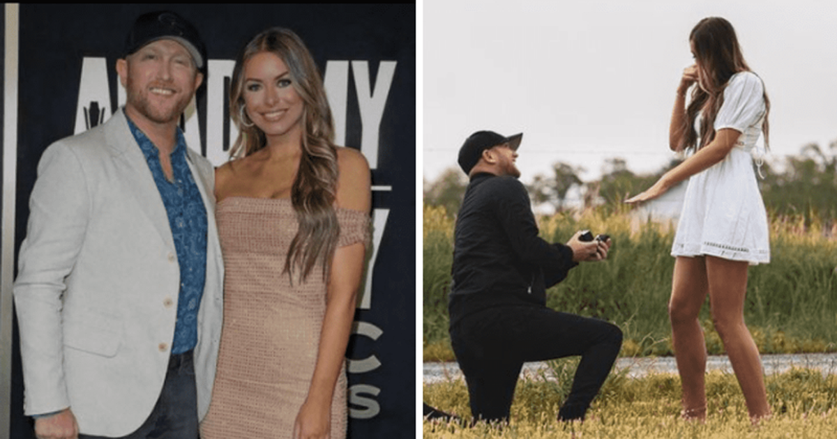 Cole Swindell and Courtney Little got engaged earlier in May (courtney0little/Instagram)