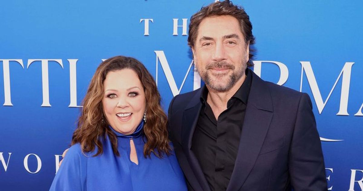 Melissa McCarthy and Javier Bardem attended the world premiere of Disney's live-action feature 'The Little Mermaid' (Jesse Grant/Getty Images for Disney)
