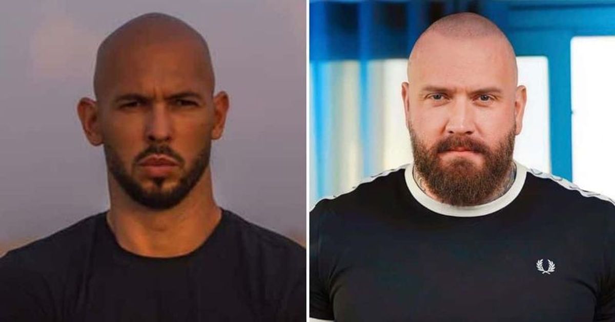 During a live stream, a viewer asked True Geordie whether he would fight Andrew Tate (@cobratate/Twitter, @truegeordieofficial/Instagram)