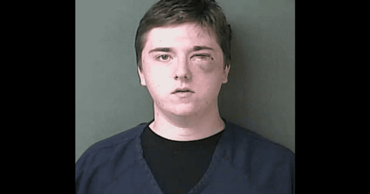 Justin A Crow Jr, 20, fled the scene of the crime but was later arrested (Howard County Sheriff's Office)