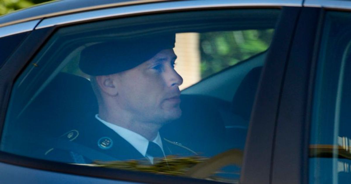 US Army Sgt. Robert Bowdrie 'Bowe' Bergdahl is transported from the Ft Bragg military courthouse after the sixth day of sentencing proceedings on November 1, 2017, in Ft. Bragg, North Carolina (Sara D Davis/Getty Images)