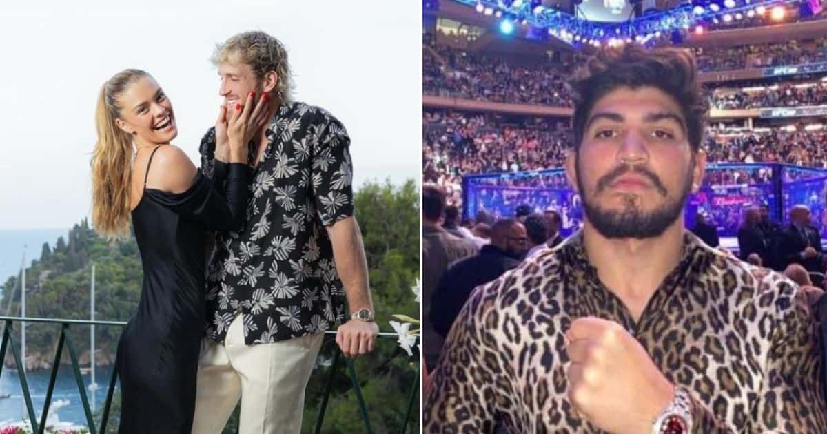 Dillon Danis took another shot at Logan Paul and Nina Agdal (loganpaul/Instagram, diliondanis/Instagram)