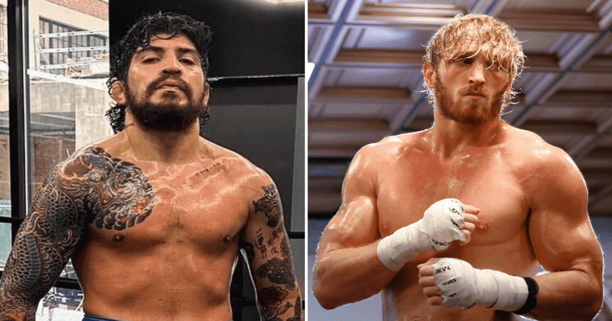 Dillon Danis and Logan Paul will face each other for a boxing match on October 14, 2023 (@dillondanis/Instagram, Getty Images)