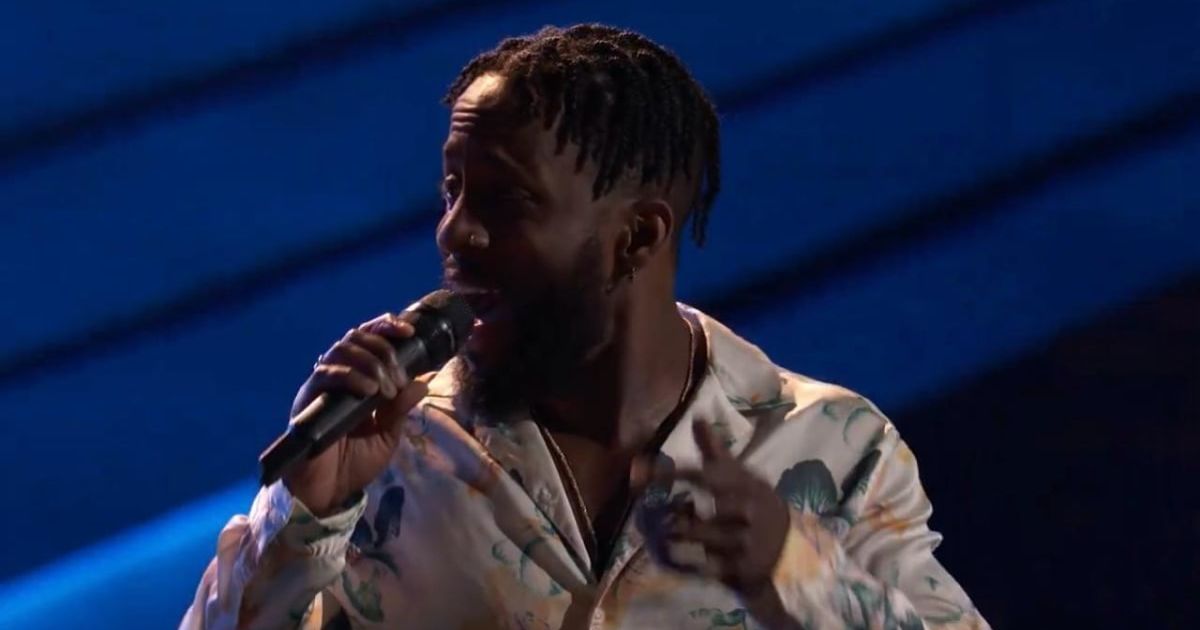 Gene Taylor impresses all judges with his powerful vocals on 'The Voice' (X/@NBCTheVoice)