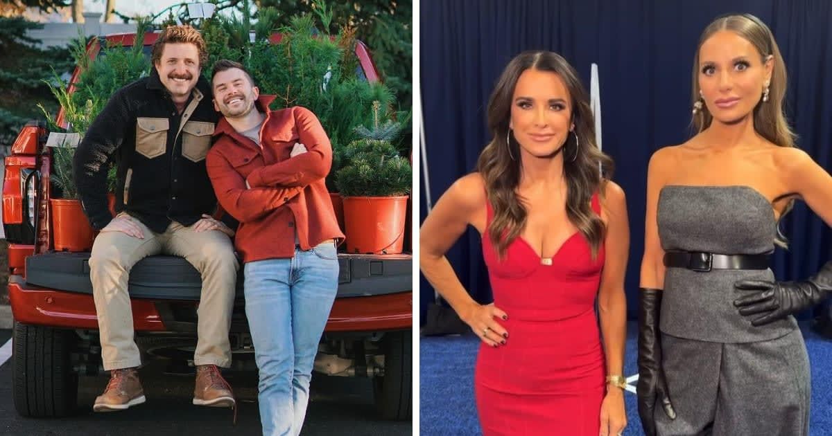 Stephen and David St Russell win 'Battle on the Mountain' as 'RHOBH' co-stars Dorit Kemsley and Kyle Richards get in a heated argument (Instagram/@renovationhusbands, @kylerichards18)