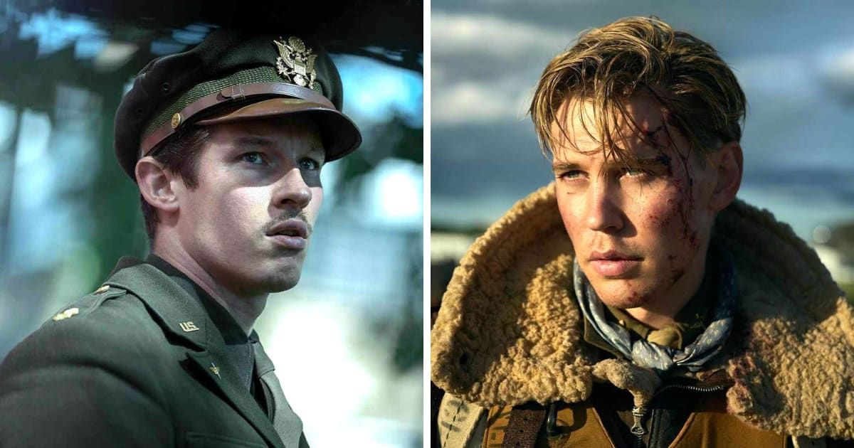 Callum Turner as Major John 'Bucky' Egan and Austin Butler as Major Gale 'Buck' Cleven in 'Masters of the Air' (Instagram/@AppleTV)