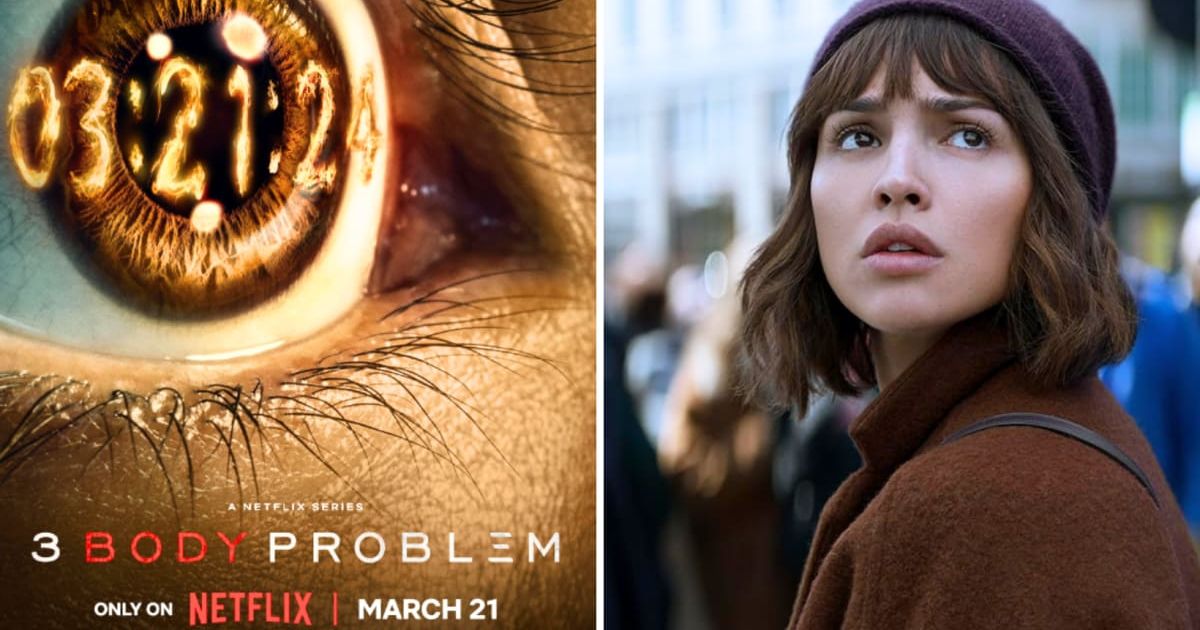 The official poster and a still from '3 Body Problem' (@Netflix)