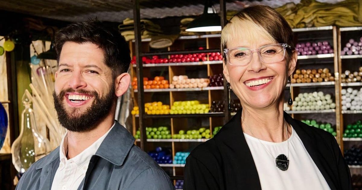 Hunter March will host 'Blown Away' Season 4 while Canadian glass artist,  Katherine Gray will be the resident judge (Instagram/@blownawayseries)
