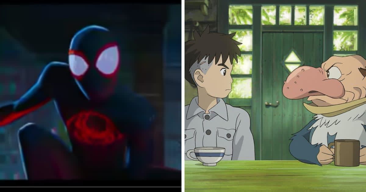 'Spider-Man: Across the Spider-Verse' loses to 'The Boy and the Heron' in best animation category (YouTube/Sony Pictures Entertainment, Instagram/@theboyandtheheronfilm)