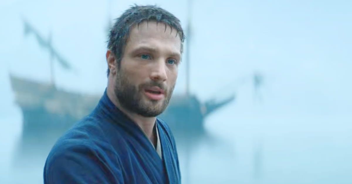 Cosmo Jarvis as John Blackthorne in a still from 'Shōgun' (@FX)