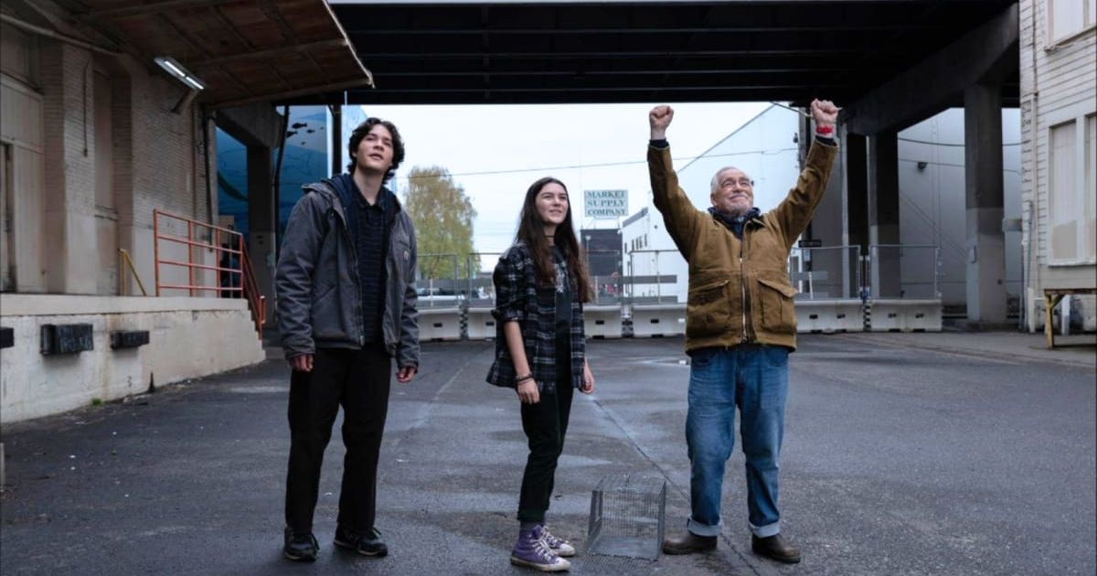Brian Cox, Brooklynn Prince, and Che Tafari in a still from 'Little Wing' (Paramount+)