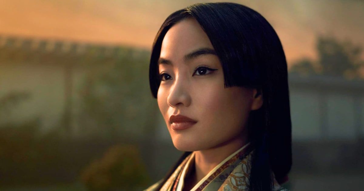 Anna Sawai as Toda Mariko in a still from 'Shōgun' (@FX)