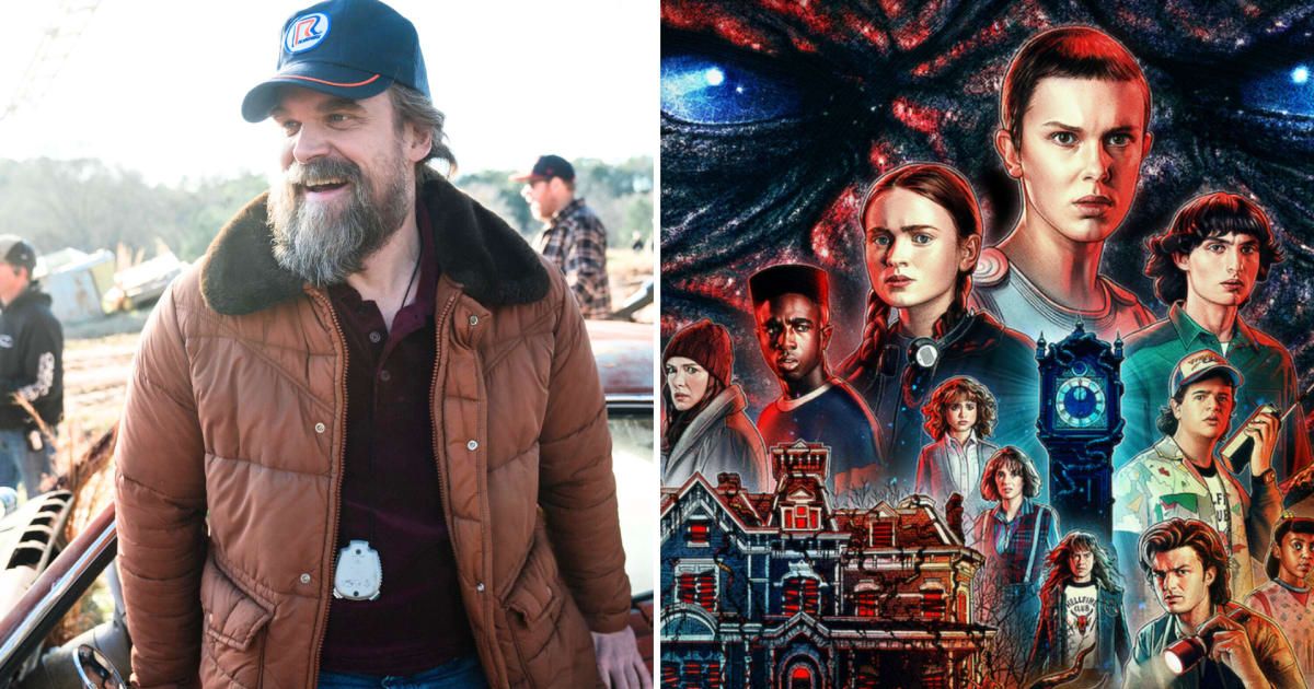 David Harbour is on the set of 'Stranger Things 5' (X/@Netflix/@Ross Duffer)