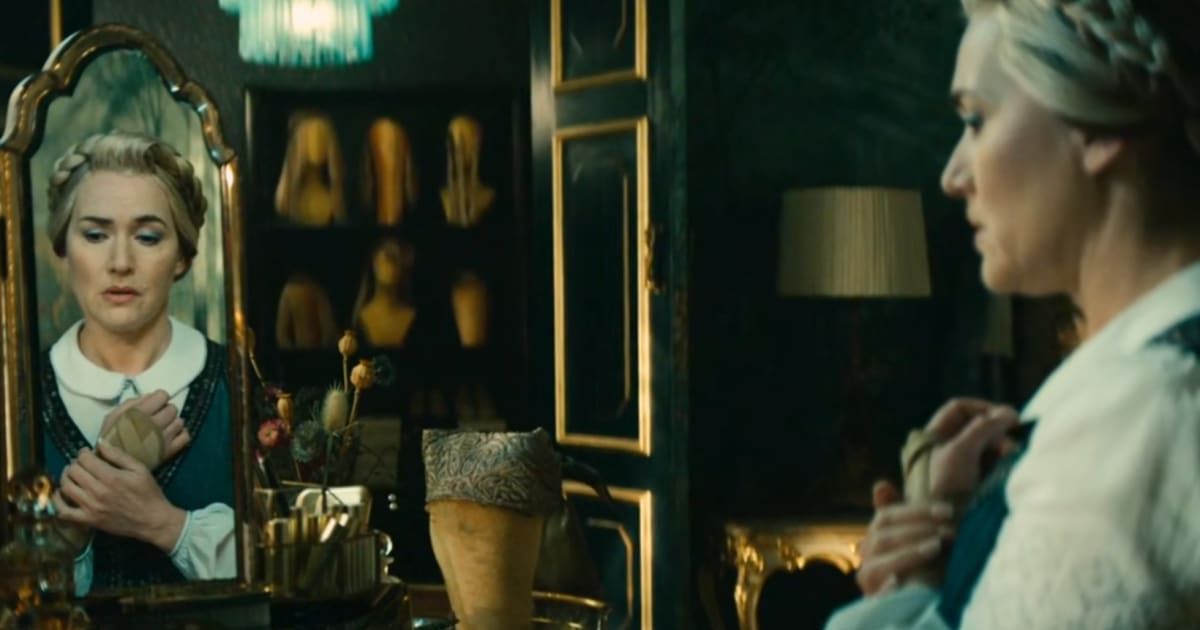 Kate Winslet as Chancellor Elena Vernham in a still from 'The Regime' (@HBO)