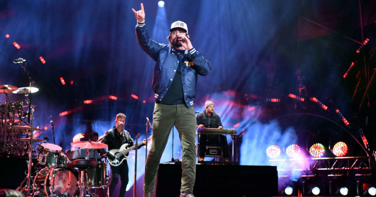 Thomas Rhett performs onstage for New Year's Eve Live: Nashville's Big Bash at Bicentennial Capitol Mall State Park on December 31, 2023 in Nashville, Tennessee. (Photo by Jason Davis/Getty Images)