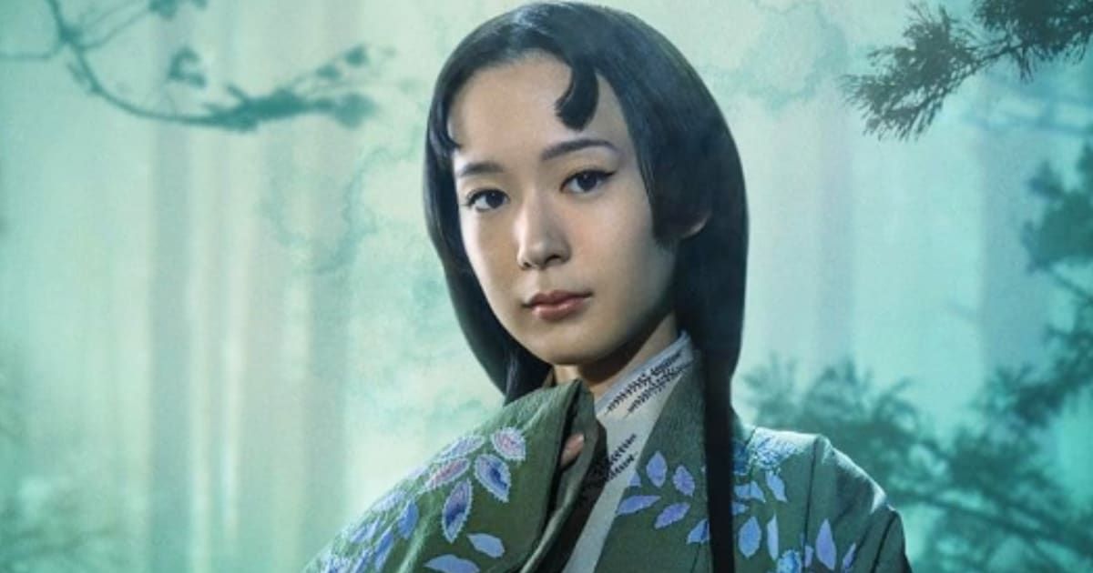 Moeka Hoshi as Usami Fuji in a still from 'Shōgun' (@FX)