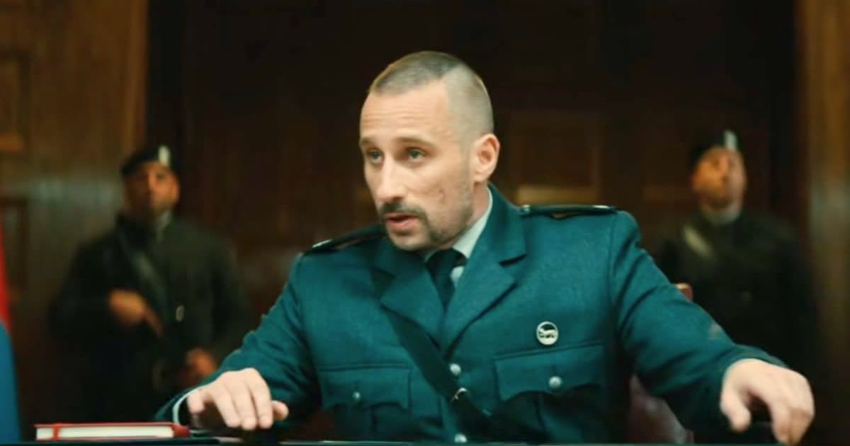 Matthias Schoenaerts as Herbert Zubak in 'The Regime' (@HBO)