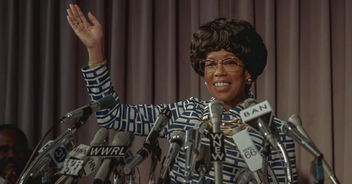 Regina King ate and left no crumbs with her portrayal of Shirley Chisholm in Netflix’s latest biographical drama 'Shirley' (@Netflix)