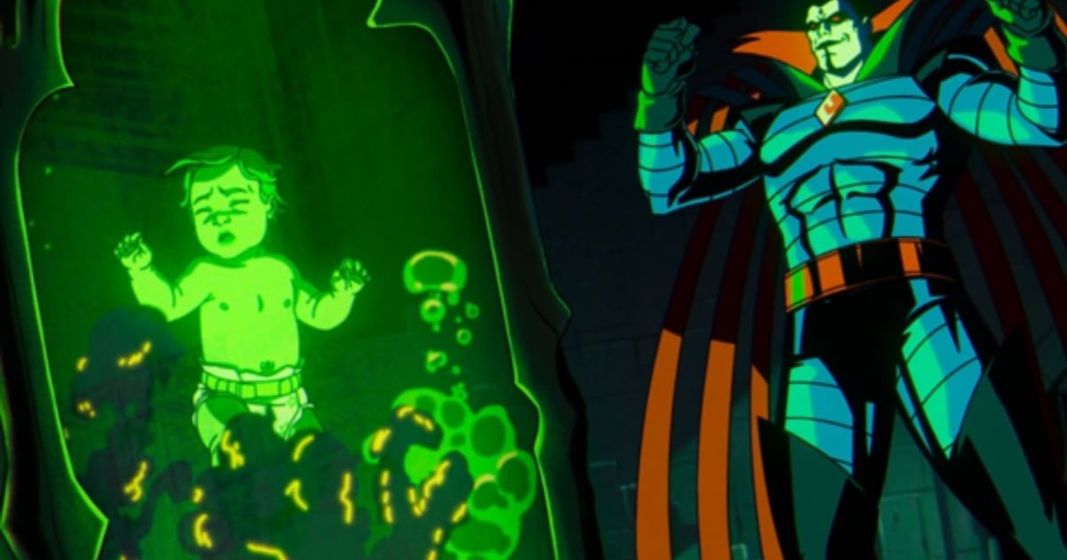 Mister Sinister and baby Nathan in a screengrab from 'X-Men '97' (@Disney+)