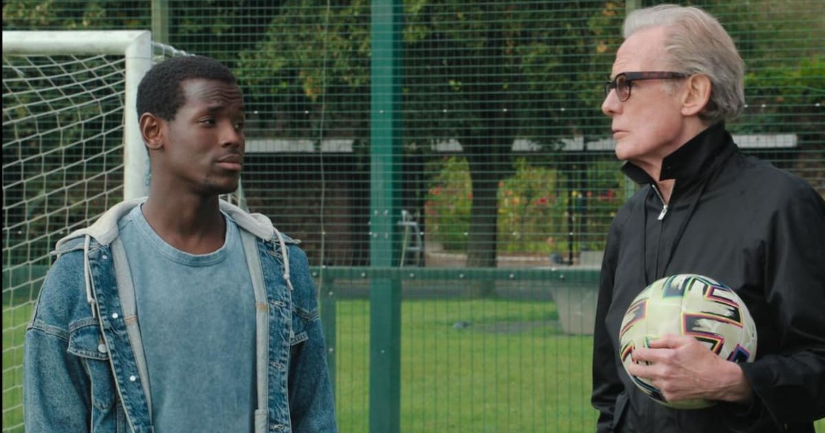 Micheal Ward as Vinny and Bill Nighy as Mal shine bright in Netflix's sports movie 'The Beautiful Game' (@Netflix)