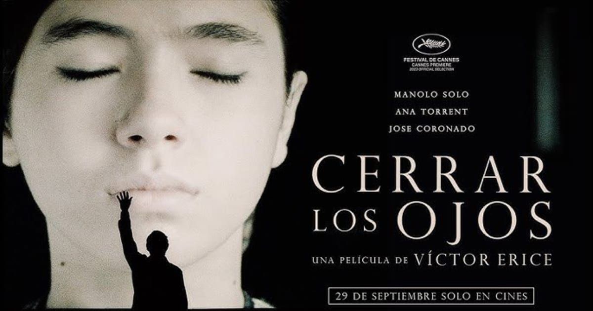 A promotionl poster for 'Close Your Eyes'