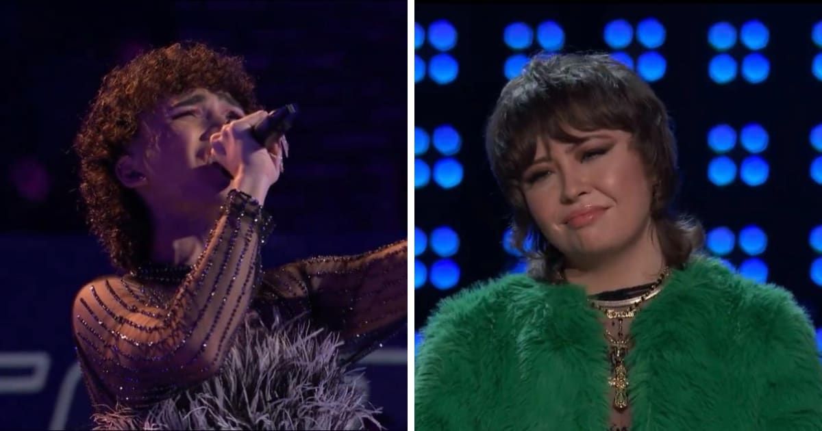 'The Voice' star Frank Garcia faces eviction after losing to Olivia Rubini during Knockouts (X/@NBCTheVoice)