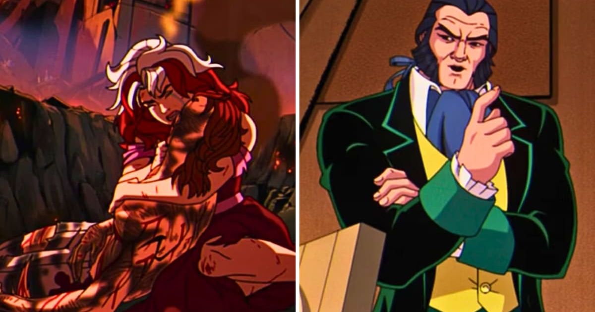 Gambit died on-screen while Sebastian Shaw was wiped off-screen in 'X-Men '97' Episode 5 (@disney+)