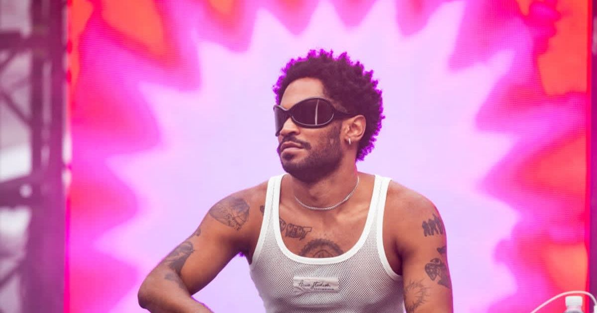 Kaytranada performs live opening for The Weeknd at Civitas Metropolitano Stadium on July 18, 2023 in Madrid, Spain. (Photo by Mariano Regidor/Redferns)