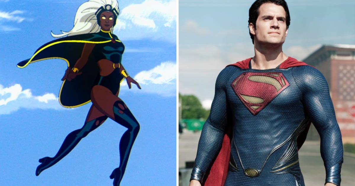 Storm's flight sequence in 'X-Men '97' Episode 6 is similar to Superman's first flight scene in 'Man of Steel' (@disney+, Max/@clayenos)