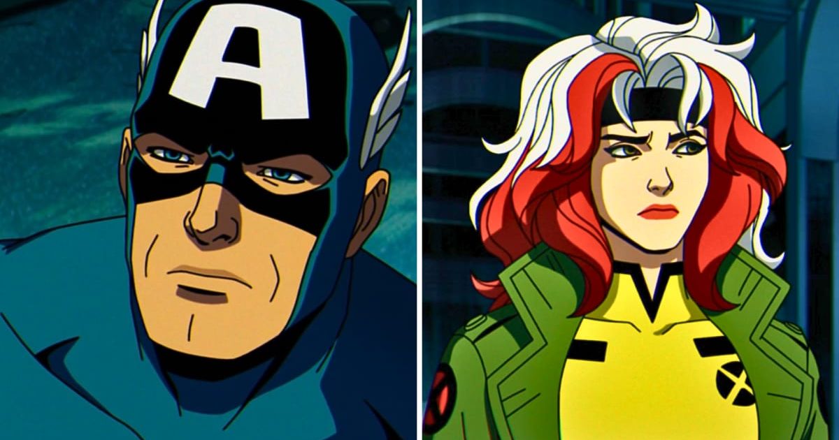 Captain America (L) confronts Rogue (R) on her quest to avenge Bolivar Trask (@disney+)
