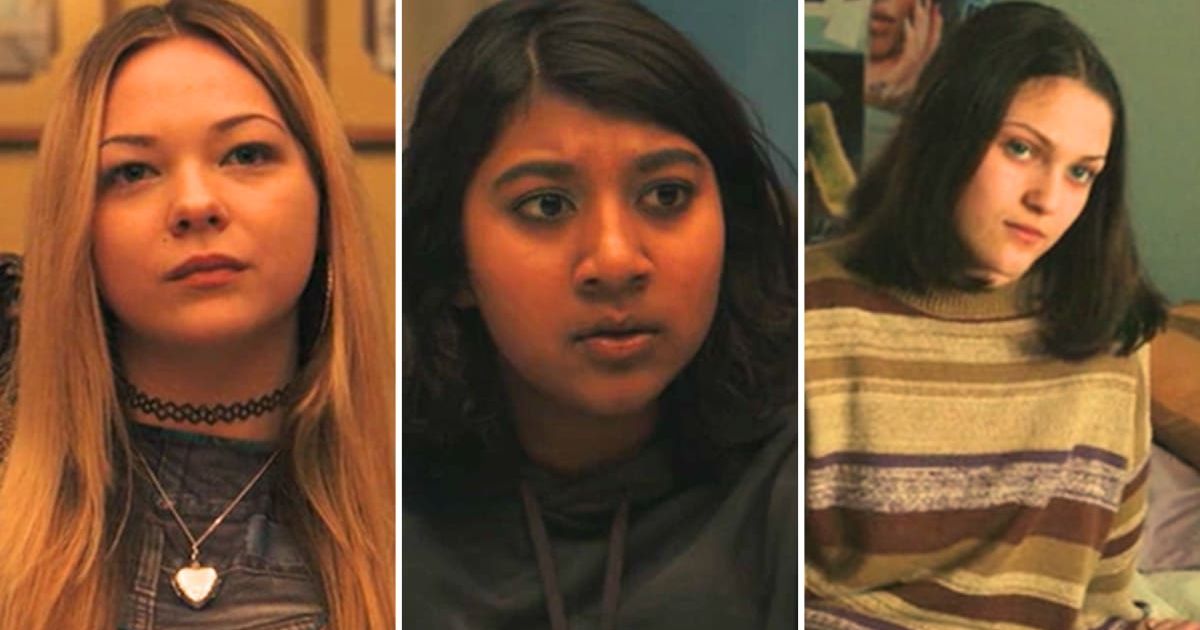Reena Virk's future at Seven Oaks uncertain due to Josephine Bell and Kelly Ellard's constant bullying in 'Under the Bridge' (@hulu)