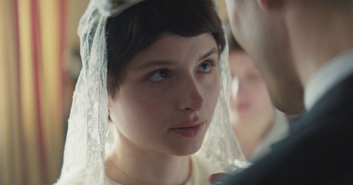 Lali and Gita fall in love inside a concentration camp in 'The Tattooist of Auschwitz' (@Peacock)