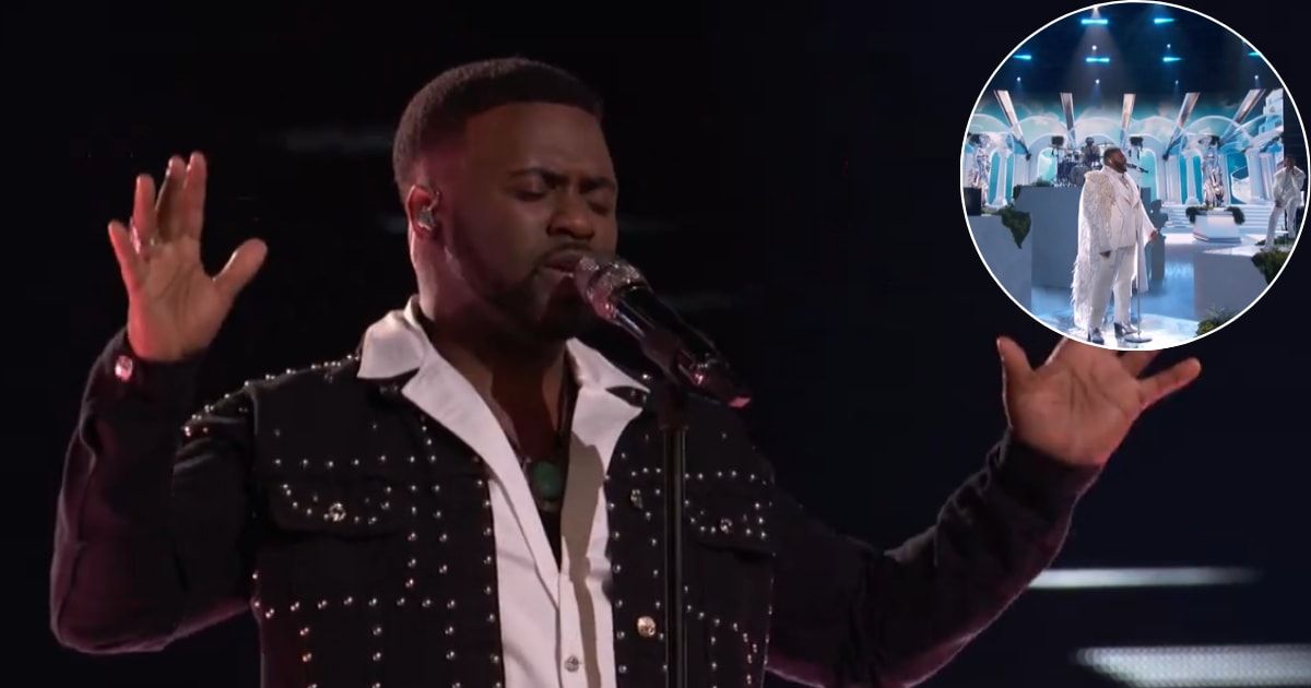 'The Voice' contestant Tae Lewis performed 'Amazed' by Lonestar in the semi-final (@NBC)