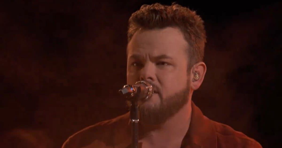 'The Voice' Season 25 contestant Josh Sanders performs 'Go Rest High on That Mountain' during finale (X/@nbcthevoice)