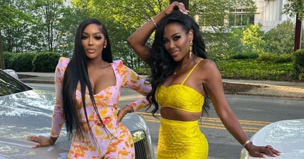 'RHOA' stars Porsha Williams and Kenya Moore recently reconciled their friendship (Instagram/@kenya)