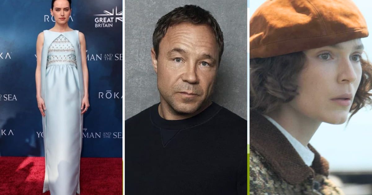 'Young Woman and the Sea' is based on a true story of a woman who crossed the English Channel (Instagram/@daisyridley/@stephengraham1973/@disneyenterprises)