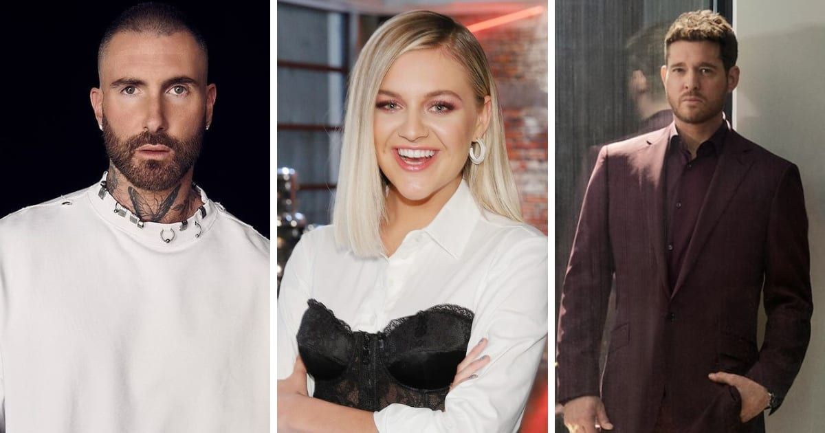 Adam Levine, Kelsea Ballerini, and Michael Buble are 'The Voice' Season 27 coaches (Instagram/@nbcthevoice, @adamlevine/@michaelbuble)