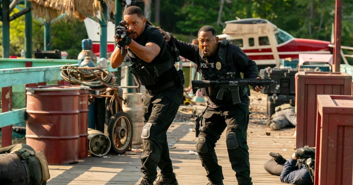 'Bad Boys: Ride or Die' sees Mike Lowrey and Marcus Burnett fight off an assassin called Mcgrath (@sonypicturesentertainment)
