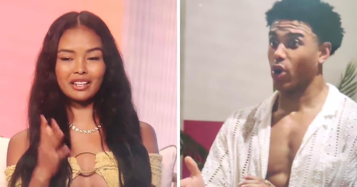'Perfect Match' Season 2 stars Dominique Defoe and Bryton Constantin clash in Netflix show (@netflix)