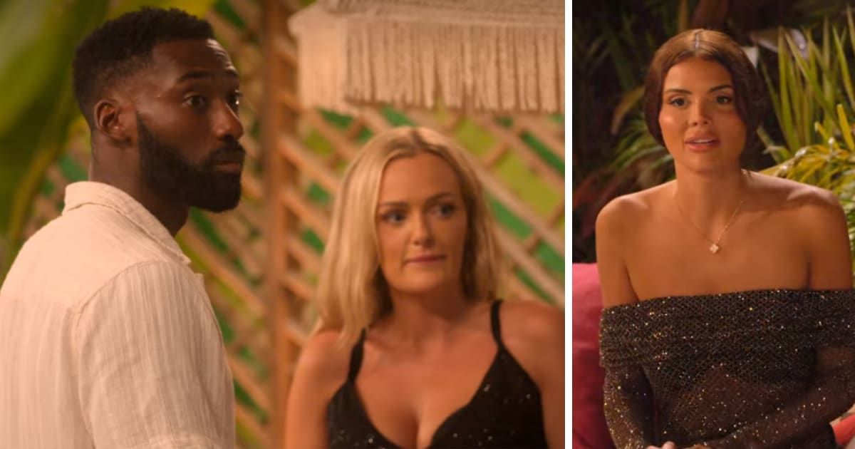 'Perfect Match' Season 2 couple Kaz Bishop and Micah Lussier put to the test after Holly Scarfone walked in (@netflix)